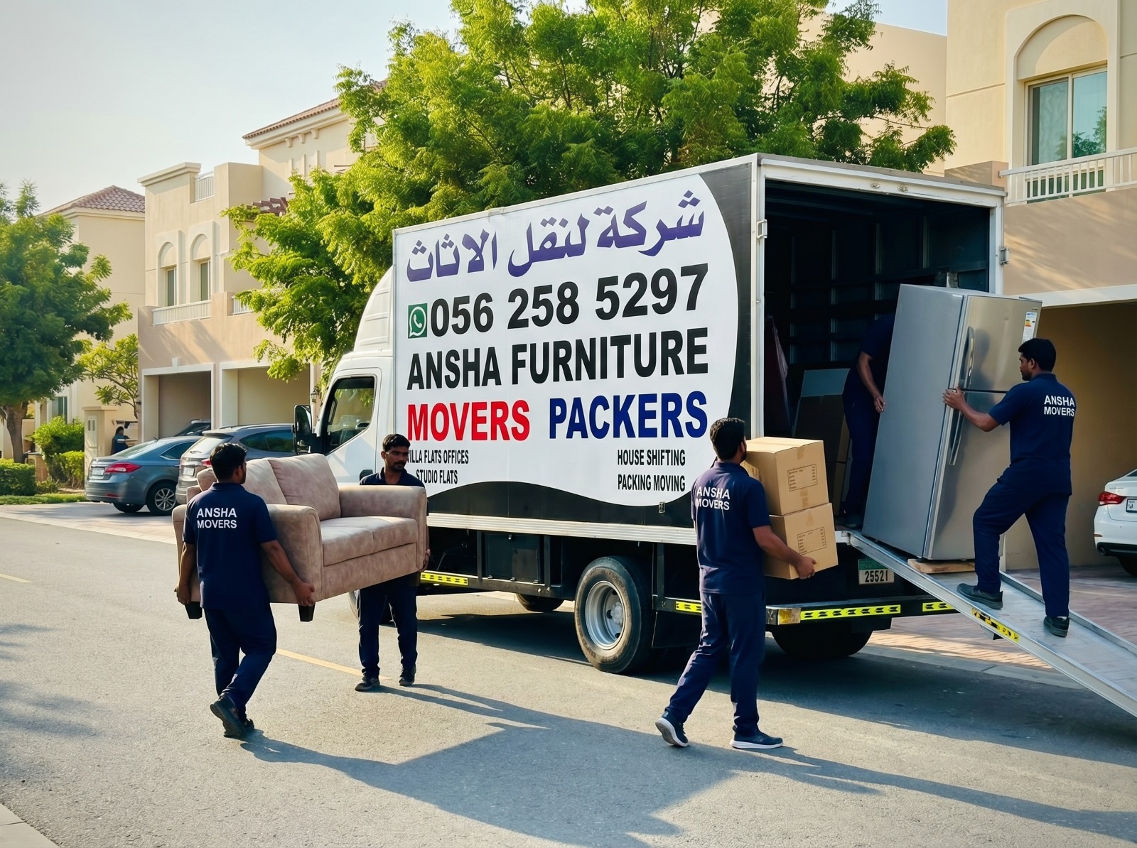 Loading and unloading movers in Abu Dhabi